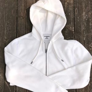 Men’s Express front zip fleece hoodie